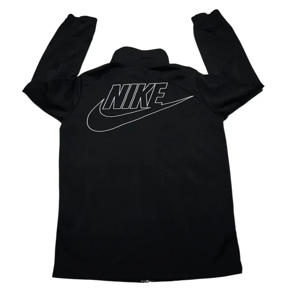Nike Sportswear Tracksuit Jacket Kids Medium Black White DD0324-010 Youth